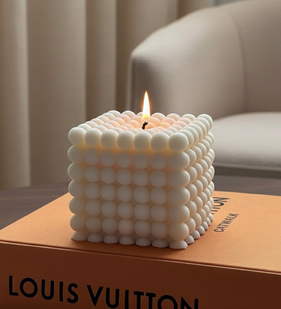 Large Bubble Candle