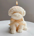 Large Puppy Candle